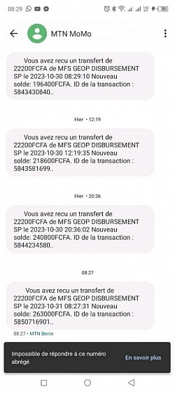 Paiement Mobile Money